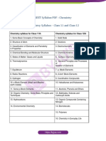 NEET Chemistry Syllabus PDF - Complete NEET Chemistry Syllabus