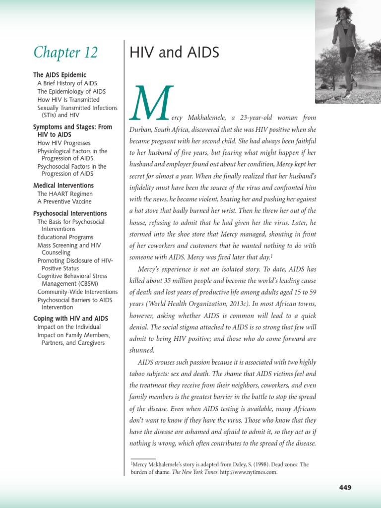 HIV and AIDS | PDF | Hiv/Aids | Sexually Transmitted Infection