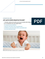 ¿Por Qué Los Bebés Despiertan Llorando