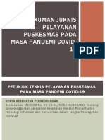 Rangkuman Juknis Pelayanan Puskesmas Pada Masa Pandemi Covid-19