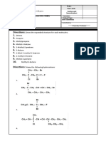 (ASSIGNMENT) ASS#1 Alkenes and Alkynes