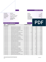 Account Statement Summary