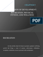 Dimensions of Development: Recreation, Physical Fitness & Wellness