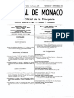 Journal de Monaco: Bulletin Officiel de La Principauté