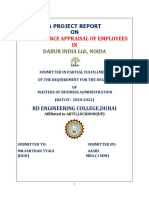 Performance Appraisal Report of Dabur India Ltd