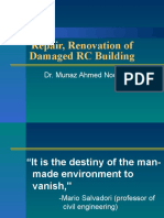 Repair, Renovation of Damaged RC Building