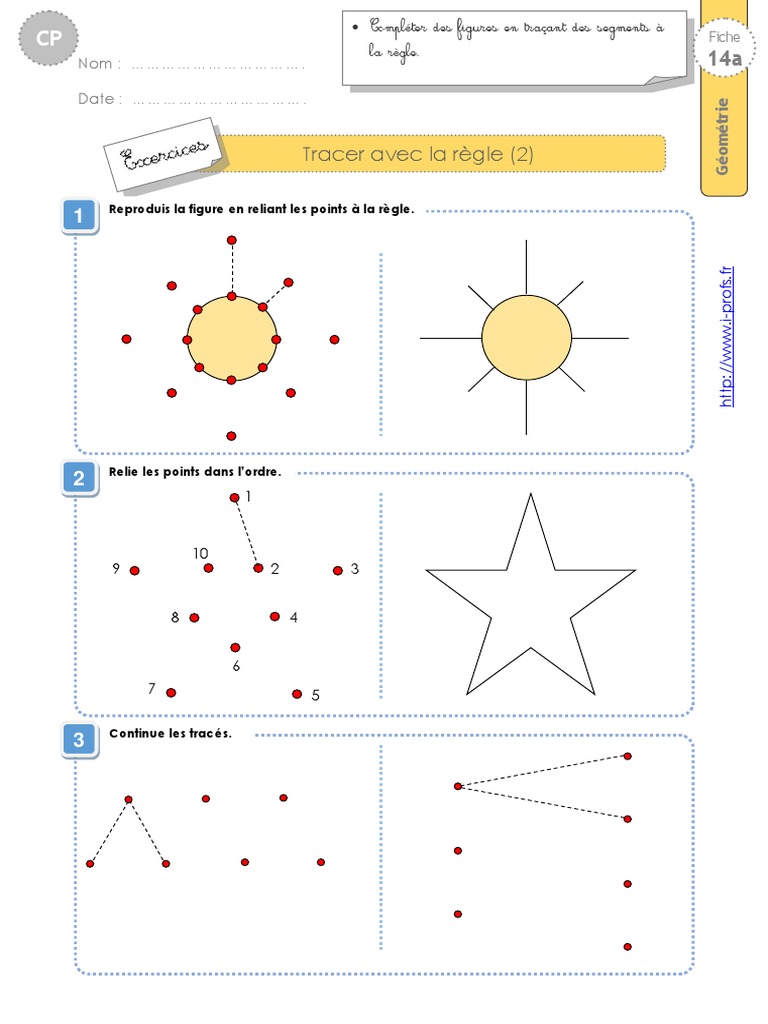 Tracer à la règle pour CP | PDF | Méthodes et références pédagogiques