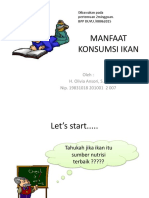 Manfaat Konsumsi Ikan