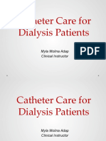 Catehter Care Hor HD Patients
