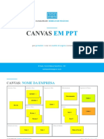 Canvas em PPT O Analista de Modelos de Negocios