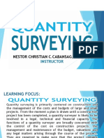 Presentation 1 Introduction To Quantity Surveying
