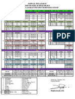 JADWAL PELAJARAN Semester 2 2022-2023 A4