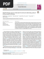 Rapid Hardening Response of Ultra-Hard Ti-6Al-2Sn-4Zr-6Mo Alloy Produced