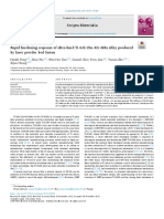 Rapid Hardening Response of Ultra-Hard Ti-6Al-2Sn-4Zr-6Mo Alloy Produced