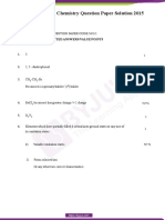 CBSE Class 12 Question Paper Solution 2015 Chemistry Set 1