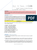 Act. 3/ Sem. 2: Intitulé: Analyse Et Fouille de Données Responsable: Jérôme BOSCHE - UPJV - France