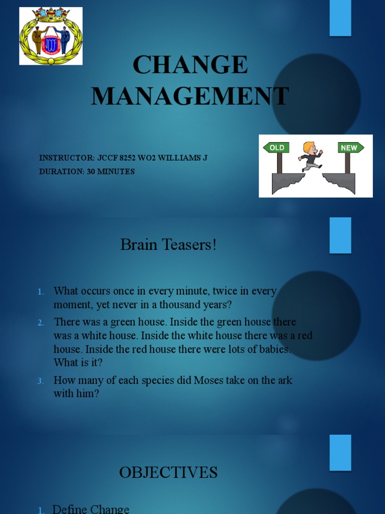 Change Management Overview and Process | PDF | Change Management ...