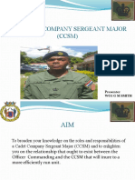 Cadet Company Sergeant Major