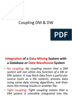 Coupling DM - DW