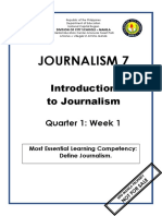 Journalism 7 q1 w1 Mod1