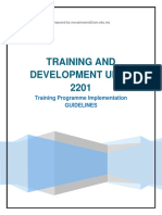 Training Programme Implementation