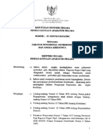 Kepmenpan No.23 Tahun 2001 Tentang Jabatan Fungsional Nutrisionis Dan Angka Kreditnya