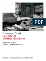 G. Dessi Le Carte Di Michele Boschino EdGIUSTO