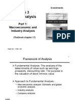 Lesson 3-1 Macroeconomic Industry Analysis