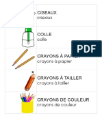 Etiquettes Matériel de La Classe