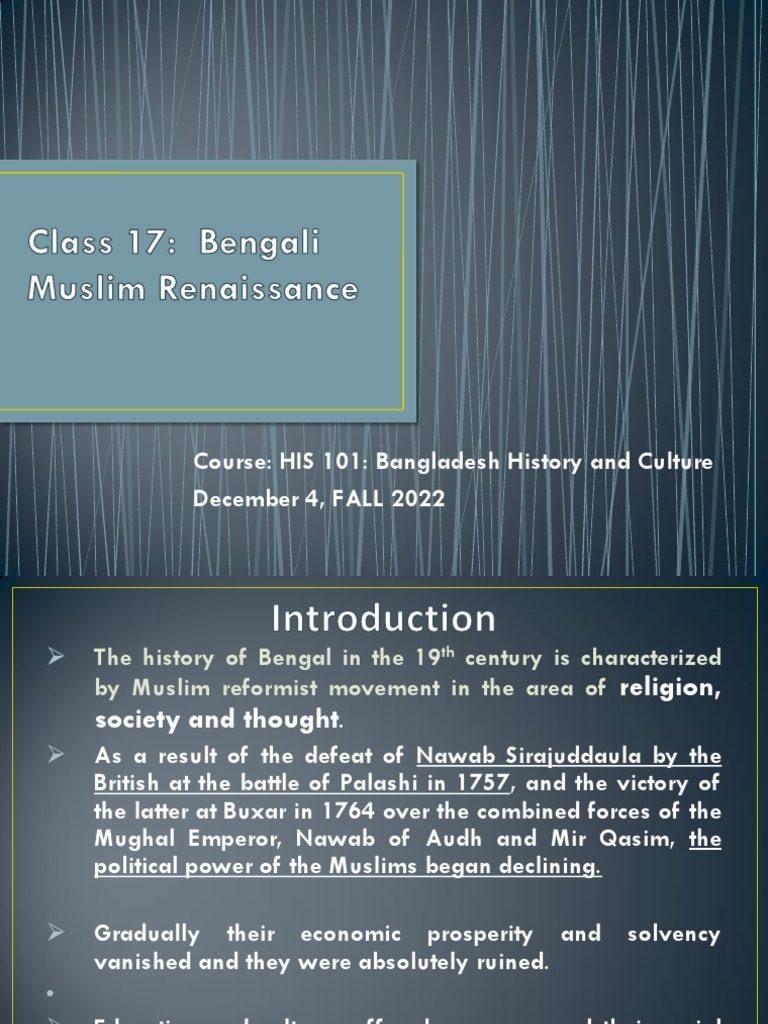 Bengali Muslim Renaissance Leaders | PDF | Bangladesh | Two Nation Theory