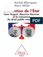 L'Invention de L'etat - Léon Duguit, Maurice Hauriou Et La Naissance Du Droit Public Moderne (1-299) TRADUZIDO