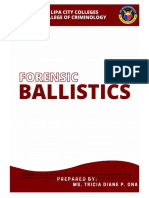 Ballistics Lecture