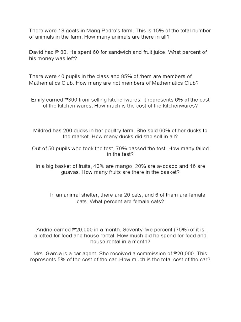 Tmath Questions | PDF | Wellness