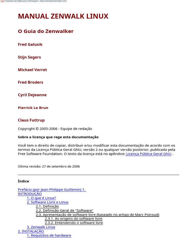 Zenwalk Linux Manual The Zenwalkers Guid - En.pt | PDF | Software ...