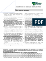 Concurso Público Município de Rio Negrohino - Edital 001/2022 Professor II - Nível 2 - Inglês