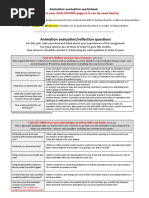 animation evaluation worksheet 2223