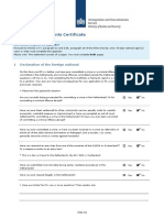 Antecedents Certificate Appendix