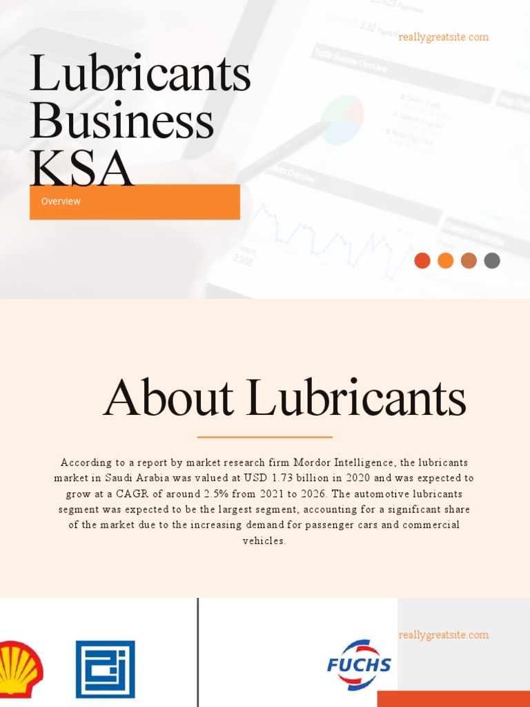 Lubricants Business KSA PDF Economies Petroleum