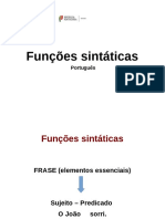 Funcoes Sintaticas - Explicação