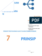 Prinsip Dan Prosedur Alur Tujuan Pembelajaran