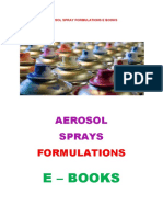 Aerosol Hair Spray Formulation and Production Process