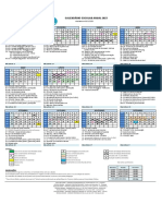 Calendario Escolar Anual 2023 Escolas IDAAM