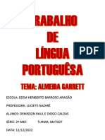 Trabalho de Língua Portguêsa