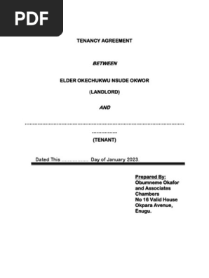 TENANCY AGREEMENT PDF DAD