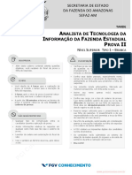 Analista de Tecnologia Da Informacao Da Fazenda Estadual Tarde