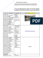 Exploring Research Worksheet TCW