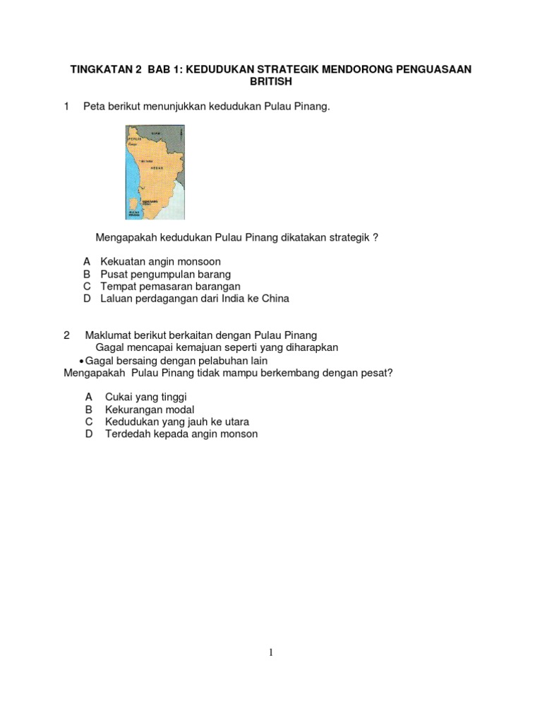Soalan Sej Fom 2 Ainah Pdf