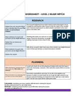 Evaluation Worksheet l2 Blair Witch 2023