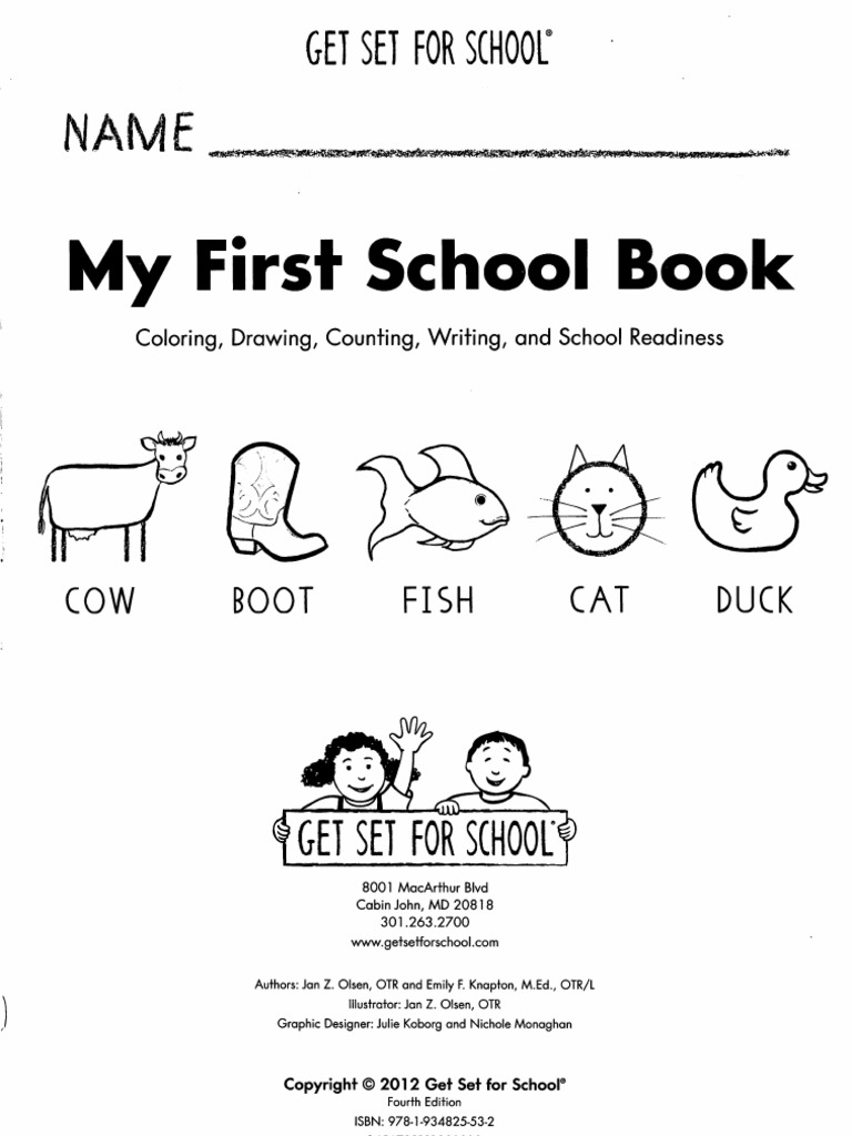 My first school book handwriting without tears pdf