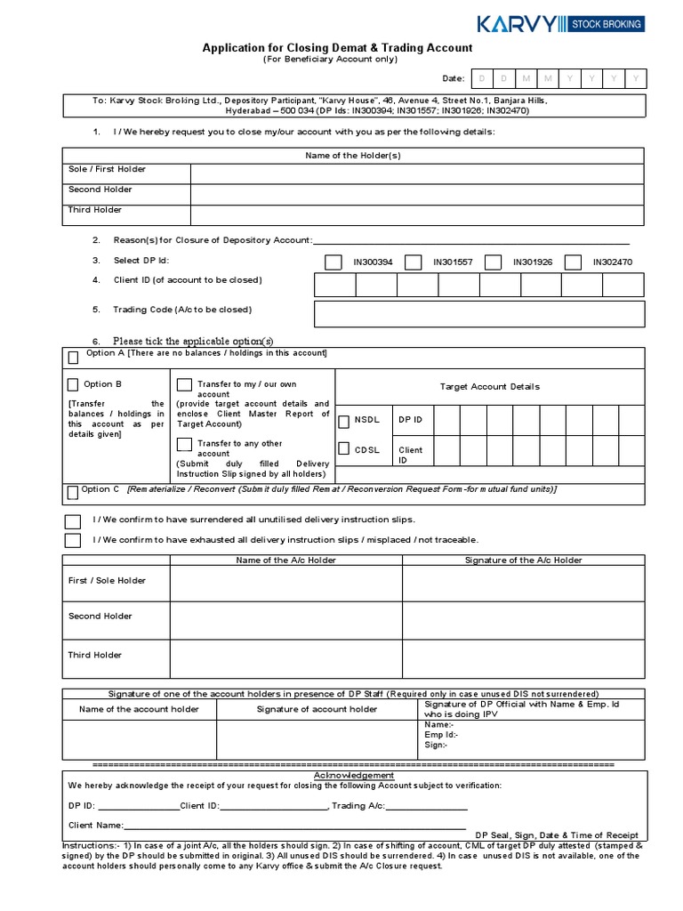 Nsdl Off Market Transfer Online